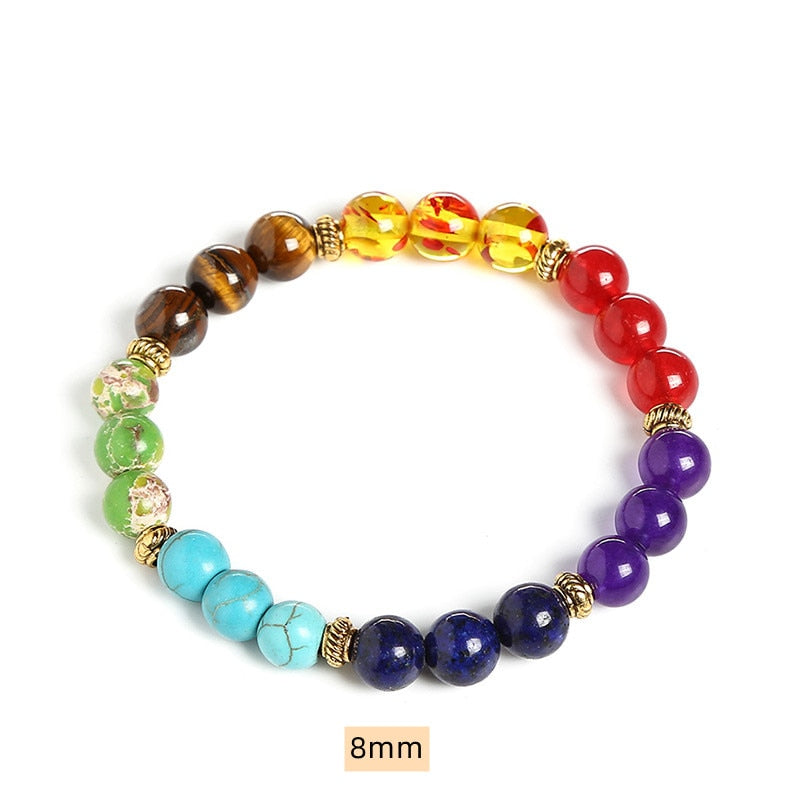 Natural Stone Eight Planets Bead Bracelets - Personal Hour for Yoga and Meditations