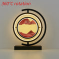 Load image into Gallery viewer, Zen Decor Ideas - Quicksand painting hourglass art unique decorative sand painting night light - Personal Hour for Yoga and Meditations 
