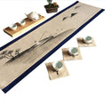Load image into Gallery viewer, Table flag Chinese Zen cotton hemp tea table tea table tea table cloth art long tablecloth dry tea making mat tea table mat - Personal Hour for Yoga and Meditations 
