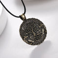 Load image into Gallery viewer, Tree Of Life And World Pendant Necklace - Personal Hour for Yoga and Meditations 
