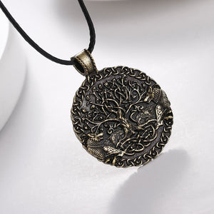 Open image in slideshow, Tree Of Life And World Pendant Necklace - Personal Hour for Yoga and Meditations 
