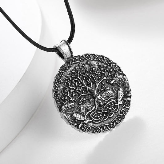 Tree Of Life And World Pendant Necklace - Personal Hour for Yoga and Meditations