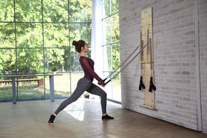 Pilates Wall Units - Wooden Pilates Equipment - Springboard and Push-Through Bar - Personal Hour for Yoga and Meditations 