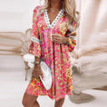 Load image into Gallery viewer, Trumpet Sleeve Boho Beach Dress - Personal Hour for Yoga and Meditations 

