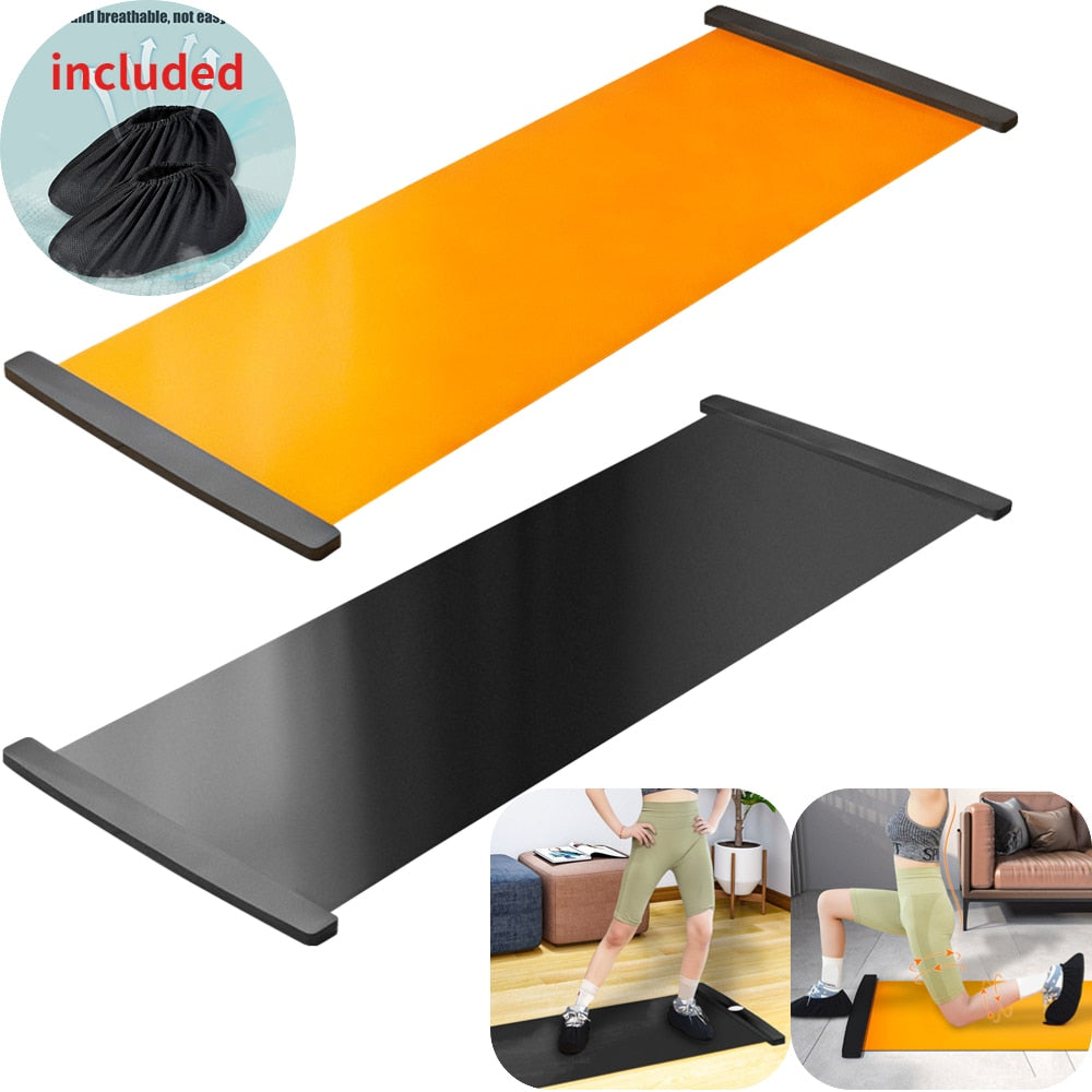 Yoga Sliding Mat Sport Fitness Glide Pilates Skating Training Board - Personal Hour for Yoga and Meditations 