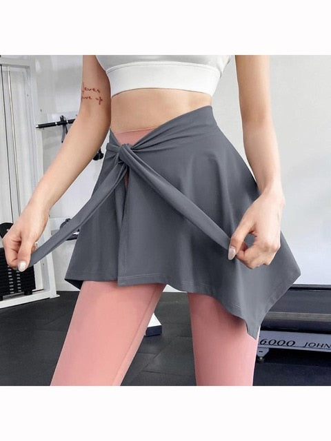 Anti-glare Yoga Fitness Sports -Yoga Wrap Skirt Straps A Skirt To Cover The Buttocks - Personal Hour for Yoga and Meditations 