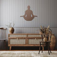 Load image into Gallery viewer, Yoga Man - Meditation Gift - Metal Sign - Personal Hour for Yoga and Meditations 
