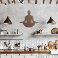 Load image into Gallery viewer, Yoga Man - Meditation Gift - Metal Sign - Personal Hour for Yoga and Meditations 

