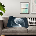 Load image into Gallery viewer, Yin Yang Sherpa Blanket, Two Colors - Personal Hour for Yoga and Meditations 
