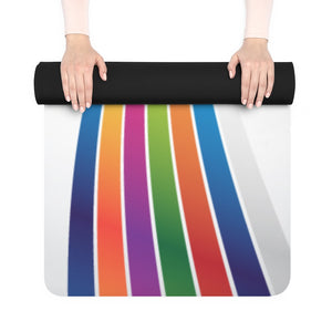 Premium Yin Yang Rubber Yoga Mat - Personal Hour for Yoga and Meditations 