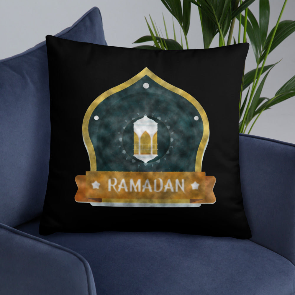 Ramadan 2022 Basic Pillow - Ramadan Kareem Decor - Personal Hour for Yoga and Meditations 