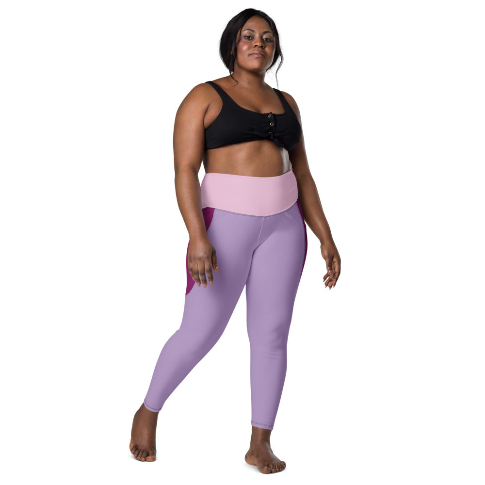 Colorful Yoga Pants Gym Leggings With Pockets - Personal Hour for Yoga and Meditations 