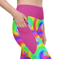 Load image into Gallery viewer, 7 Chakra Yoga Leggings with Pockets - Colorful Yoga Pants - Personal Hour for Yoga and Meditations 
