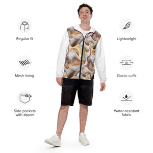 Open image in slideshow, Premium Men’s Windbreaker for Any Sports - Personal Hour for Yoga and Meditations 
