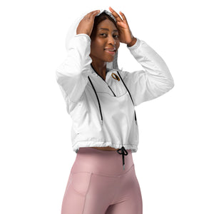 Yoga and Hike Women’s cropped windbreaker - Personal Hour for Yoga and Meditations 