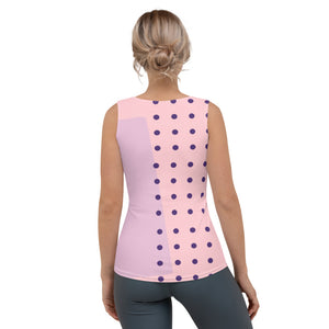 Colorful Pink Sublimation Cut & Sew Tank Top for Yoga - Personal Hour for Yoga and Meditations 
