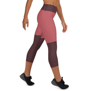 Seamless and Fashionable Yoga Capri Leggings - High Waistband - Personal Hour for Yoga and Meditations 