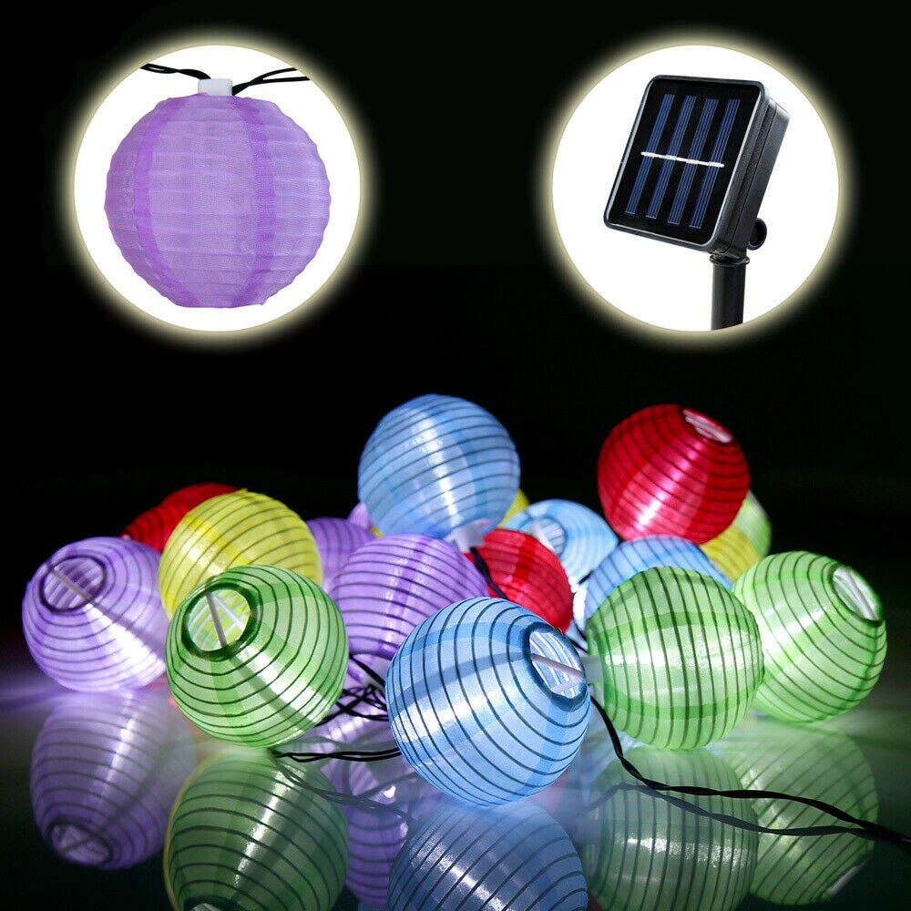 Zen Garden - 30 LEDs Solar String Lights Yoga and Meditation Products - Personal Hour