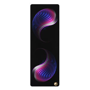 The Light of Yin and Yang Premium Rubber Yoga Mat - Personal Hour for Yoga and Meditations 