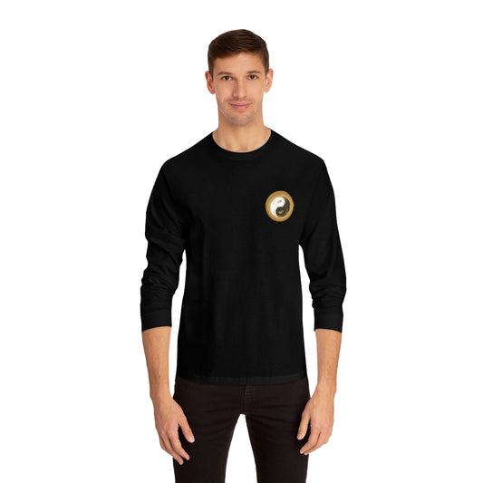 Unisex Classic Long Sleeve Yoga T-Shirt - Made with 100% US cotton - Personal Hour for Yoga and Meditations 