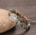 Load image into Gallery viewer, Stone Accessories  -Tree Charm Bracelets - Yoga Friendship Lover Bracelet - Personal Hour for Yoga and Meditations 
