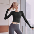 Load image into Gallery viewer, Women's long-sleeved tight-fitting and quick-drying yoga top - Personal Hour for Yoga and Meditations 
