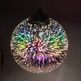 Load image into Gallery viewer, LED Modern Pendant Light 3D Fireworks Colorful Plated Glass Ball Decorated Yoga and Zen Room - Personal Hour for Yoga and Meditations 
