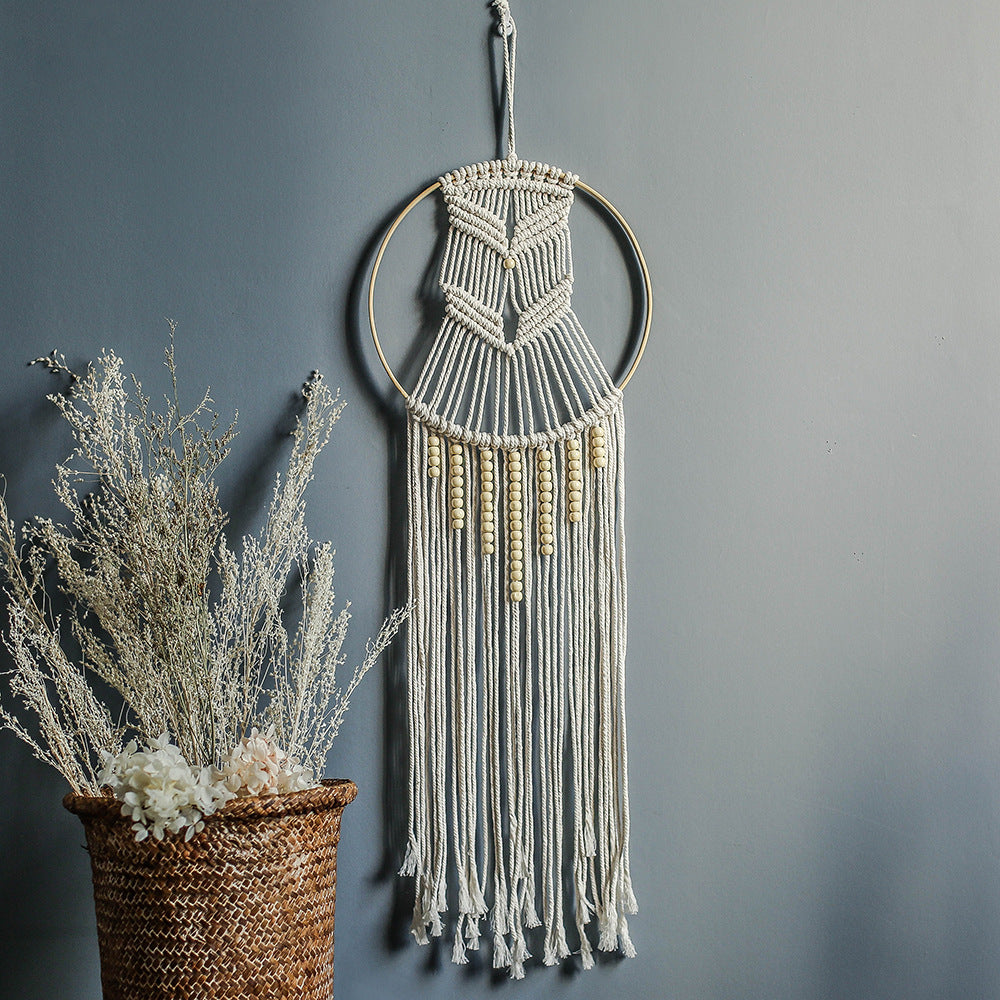 Zen Decor Ideas - Hand-woven ornaments wall hanging decoration - Personal Hour for Yoga and Meditations 