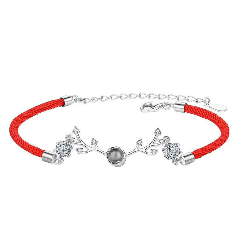 Zen and Meditation  Jewelry Antler Rope Bracelet - Personal Hour 