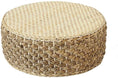 Load image into Gallery viewer, Premium Straw Woven Pouf Ottoman - Zen Area Ideas - Personal Hour for Yoga and Meditations 
