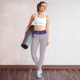 Load image into Gallery viewer, Comfortable Yoga Leggings - Purple - Personal Hour for Yoga and Meditations 
