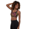 Load image into Gallery viewer, Comfy Padded Yoga  Bra - Yoga Flower - Personal Hour for Yoga and Meditations 
