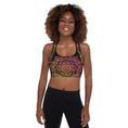 Load image into Gallery viewer, Comfy Padded Yoga  Bra - Yoga Flower - Personal Hour for Yoga and Meditations 
