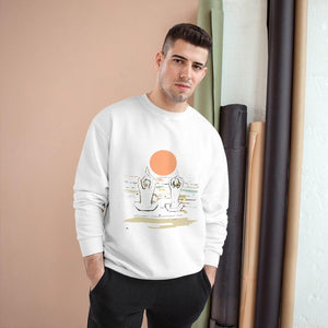 Open image in slideshow, Couple Matching Champion Yoga and Meditation Sweatshirt - Personal Hour for Yoga and Meditations 
