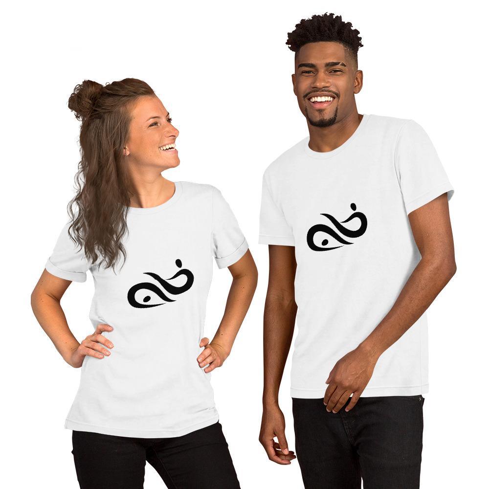 Couple Matching - Short-Sleeve Unisex T-Shirt - Yoga Print - Personal Hour for Yoga and Meditations 