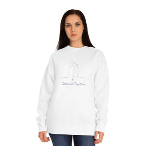 Open image in slideshow, Couple Matching Unisex Crew Yoga and Meditation Sweatshirt - Personal Hour for Yoga and Meditations 
