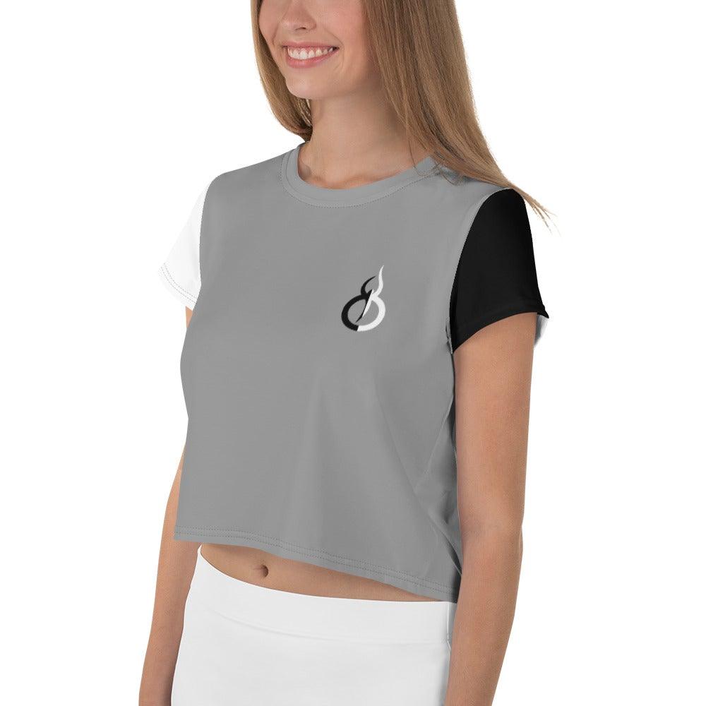 Crop Yoga Tee - Regular Fit - Personal Hour for Yoga and Meditations 
