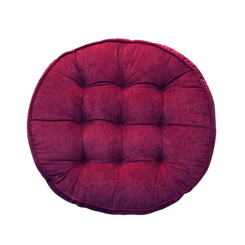 Corduroy solid color padded cushion - Personal Hour for Yoga and Meditations 