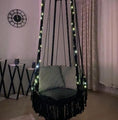 Load image into Gallery viewer, Round Swing Nordic Zen Garden Hanging Hammock - Personal Hour for Yoga and Meditations 
