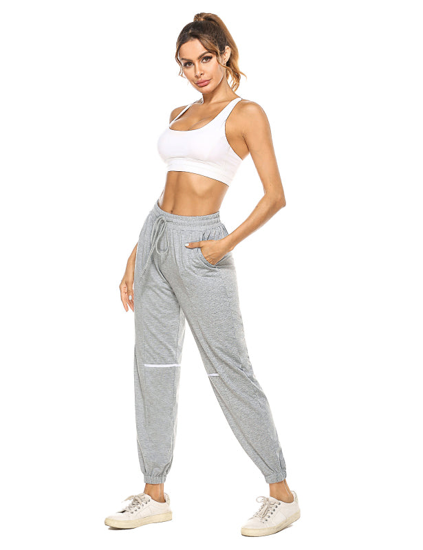 Cotton Loose Sweatpants Drawstring Waist Jogging Pants With Pockets Running Gym Yoga - Personal Hour for Yoga and Meditations 