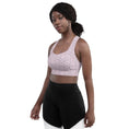 Load image into Gallery viewer, double-layered front and shoulder straps longline yoga bra - Personal Hour for Yoga and Meditations 
