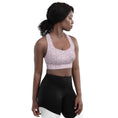Load image into Gallery viewer, double-layered front and shoulder straps longline yoga bra - Personal Hour for Yoga and Meditations 

