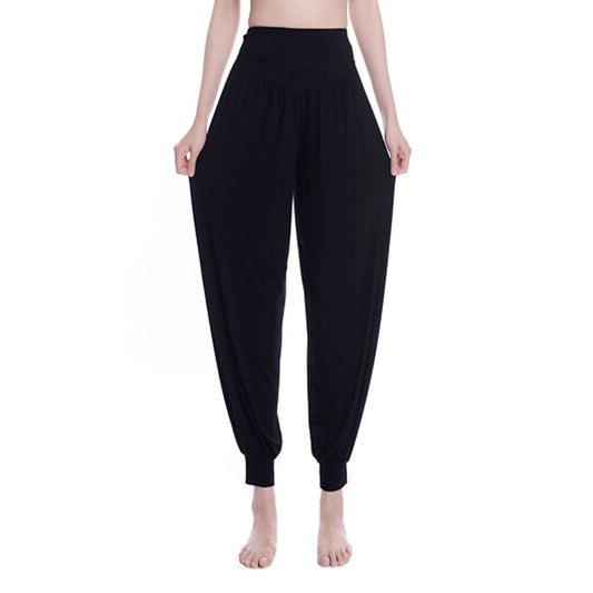 Loose Yoga Pants - Soft Modal Spandex Zen Clothes - Personal Hour for Yoga and Meditations 