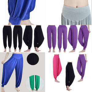 Loose Yoga Pants - Soft Modal Spandex Zen Clothes - Personal Hour for Yoga and Meditations 