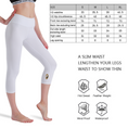 Load image into Gallery viewer, White High Waisted Capri Yoga leggings - Personal Hour for Yoga and Meditations 
