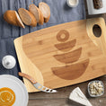 Load image into Gallery viewer, Eat Right - Yoga Message - Cutting Board - Yogis Gift - Personal Hour for Yoga and Meditations 
