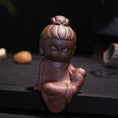Load image into Gallery viewer, Buddha Statue - Monk Clay Figure - Zen Decor Ideas - Personal Hour for Yoga and Meditations 

