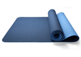 Load image into Gallery viewer, Eco Friendly Reversible Zen Yoga Mat with Carrying Strap - Personal Hour for Yoga and Meditations 
