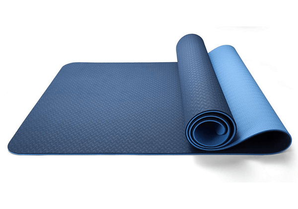 Eco Friendly Reversible Zen Yoga Mat with Carrying Strap