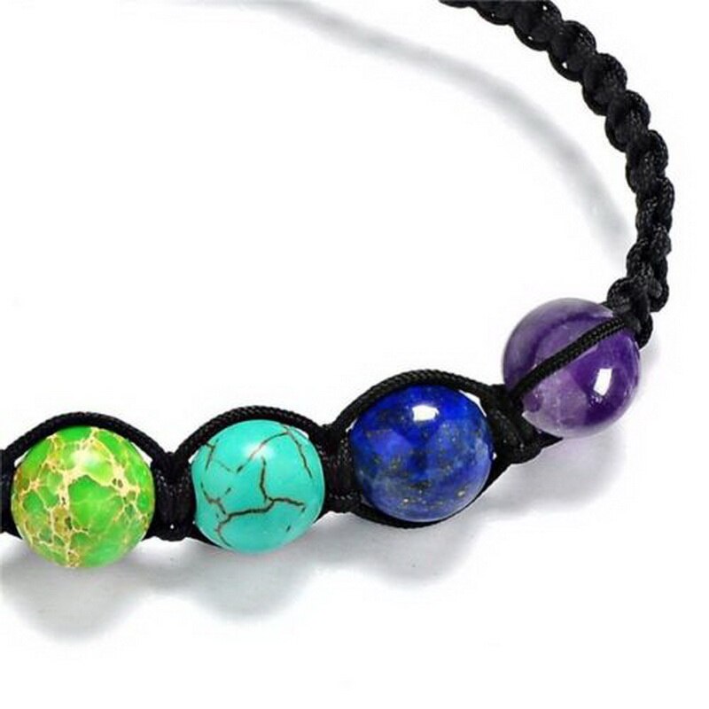 Stone Accessories - 7 Chakra Yoga Bracelet - Personal Hour for Yoga and Meditations 